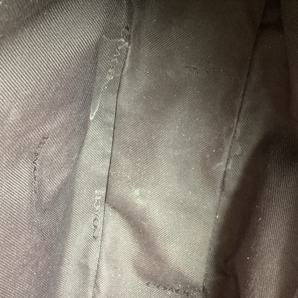 Coach Floral Patterned Cream Shoulder Bag - Picture 3 of 5